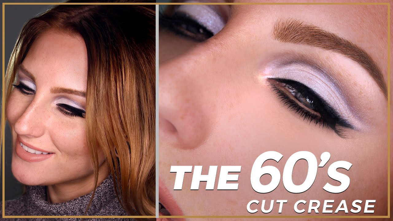 60S Eye Makeup Decades Series 60s Original Cut Crease Makeup Tutorial Modern