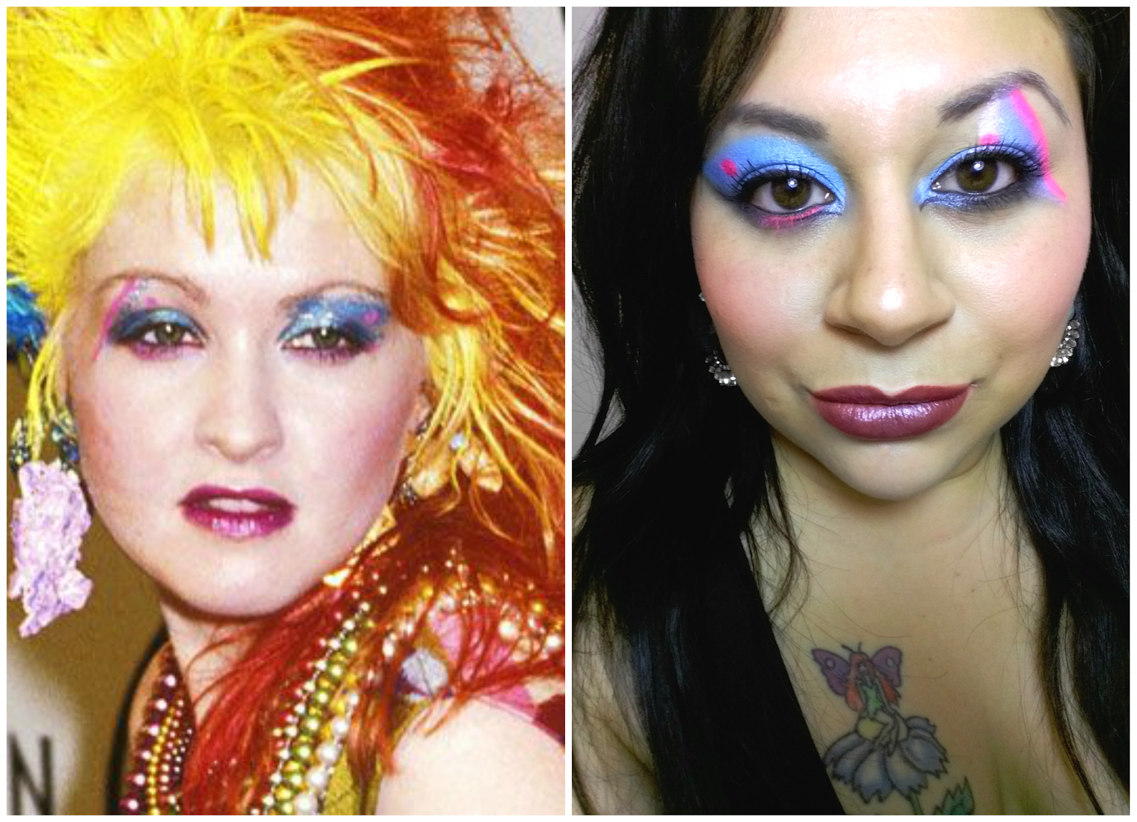 80S Eye Makeup 80s Makeup Tutorial Cyndi Lauper Inspired Chocolate Lipstick