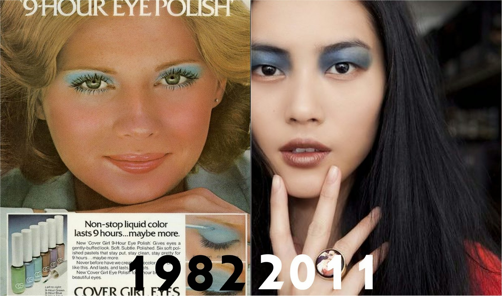 80S Eye Makeup Eyeshadow Placement 20s 80s And Absence Of Browbone Highlight