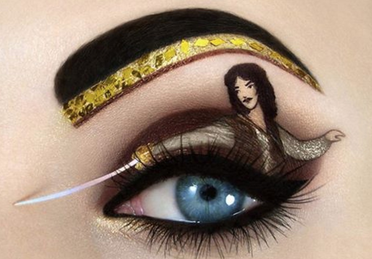 Amazing Eye Makeup Were In Awe Of This Amazing Pop Culture Eye Makeup Hellogiggles