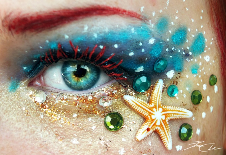 Ariel Eye Makeup Ariel 16 Amazingly Inspirational Artistic Eye Makeup Pixiecold