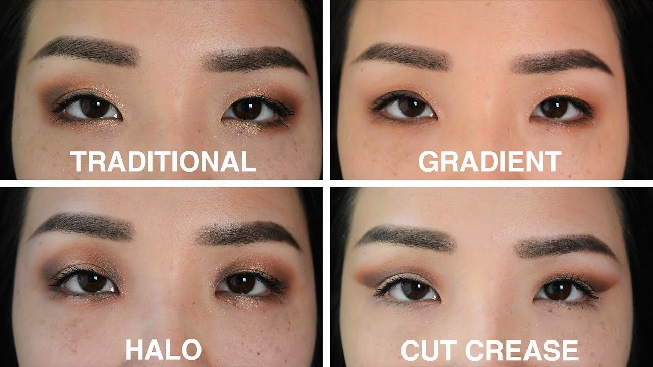Asian Eye Makeup 4 Eye Makeup Looks On Epicanthic Folds Asian Eyes Youtube