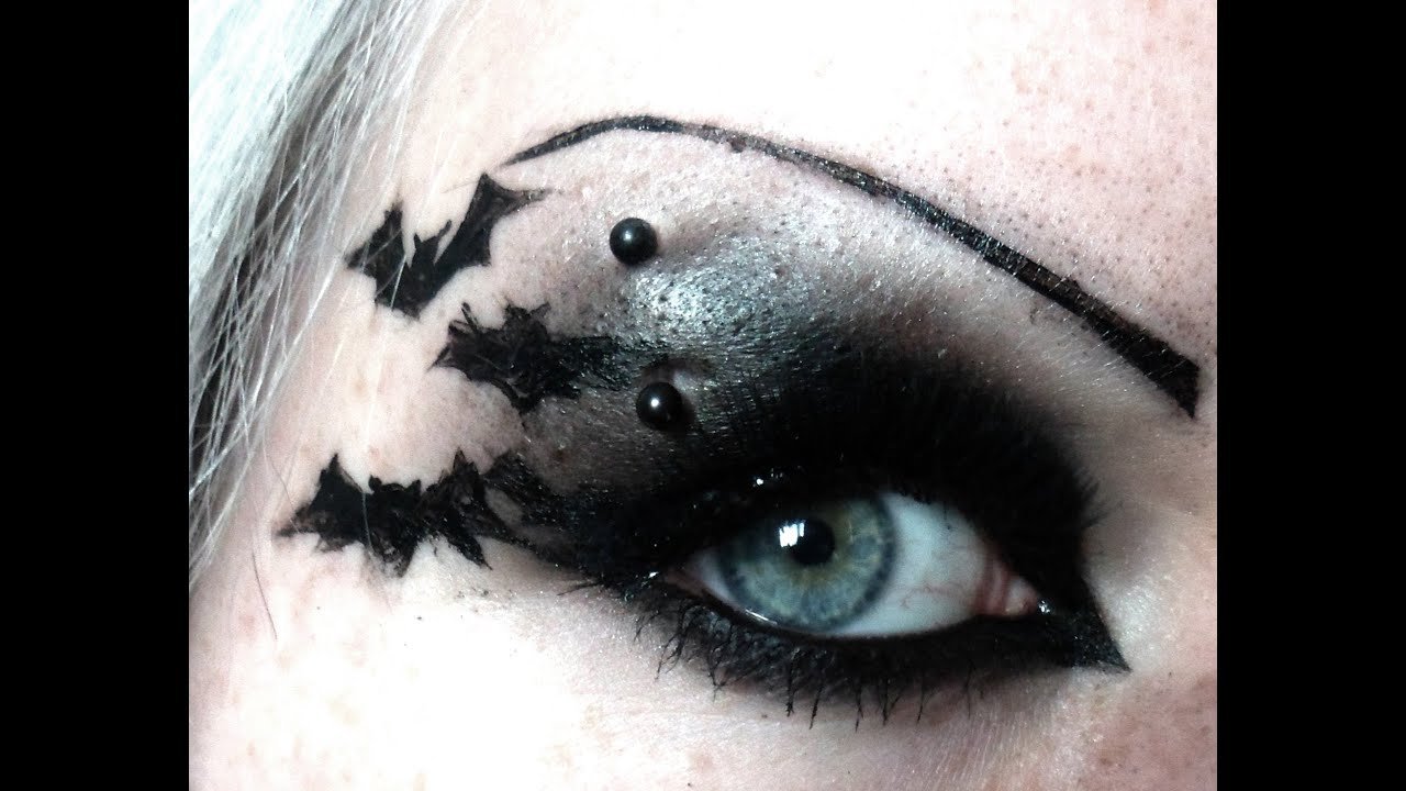 Bat Eye Makeup Bat Make Up Youtube