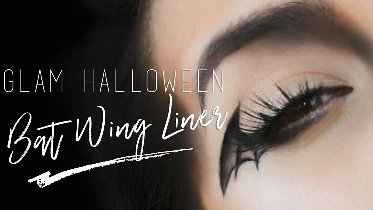 Bat Eye Makeup Bat Wing Glam Halloween Makeup Tutorial Msquinnface Youtube