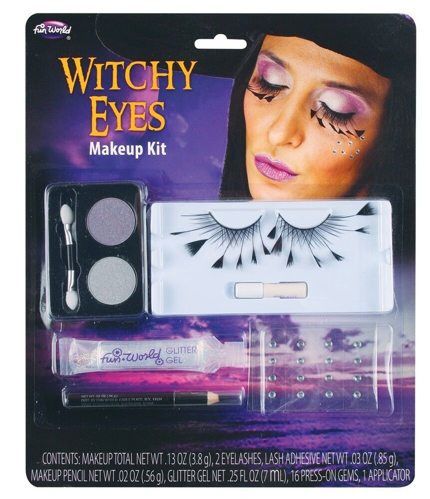 Bat Eye Makeup Witchy Eyes Makeup Kit 5679w Fun World 23168056795 Ebay