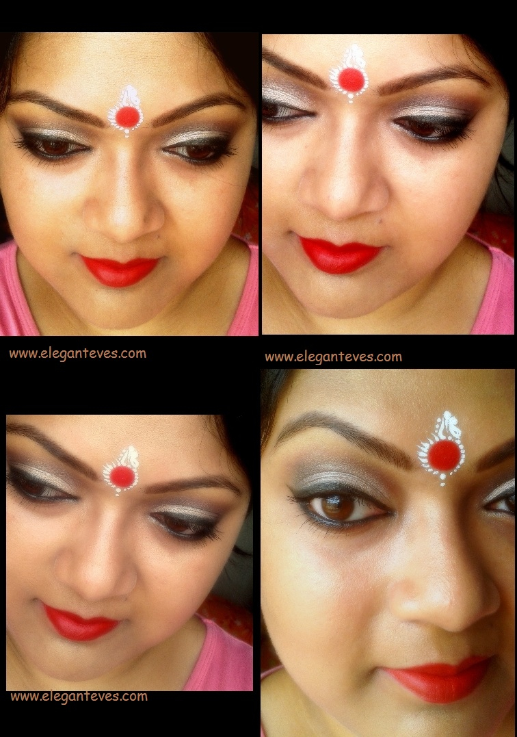 Bengali Eye Makeup Bengali Bridal Eye Makeup Soft Taupe Smokey Eyes Elegant Eves