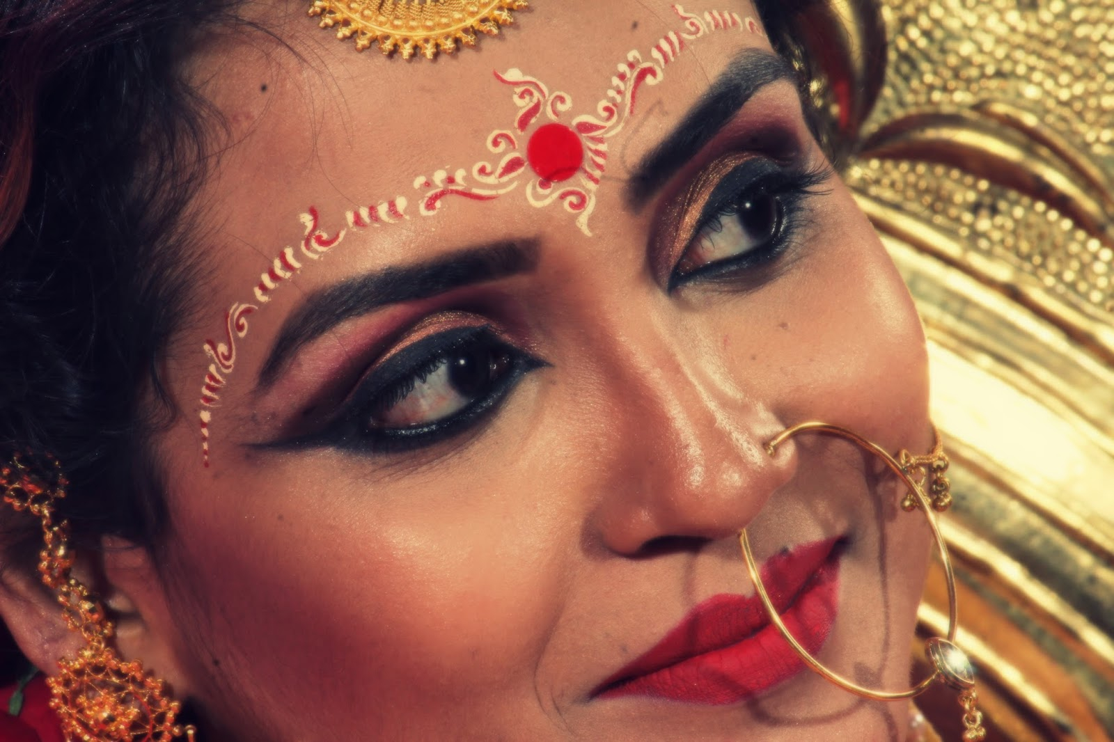 Bengali Eye Makeup Bridal Banter Ethereal Bengali Bridal Beauty Riya Nandi Hom Roy