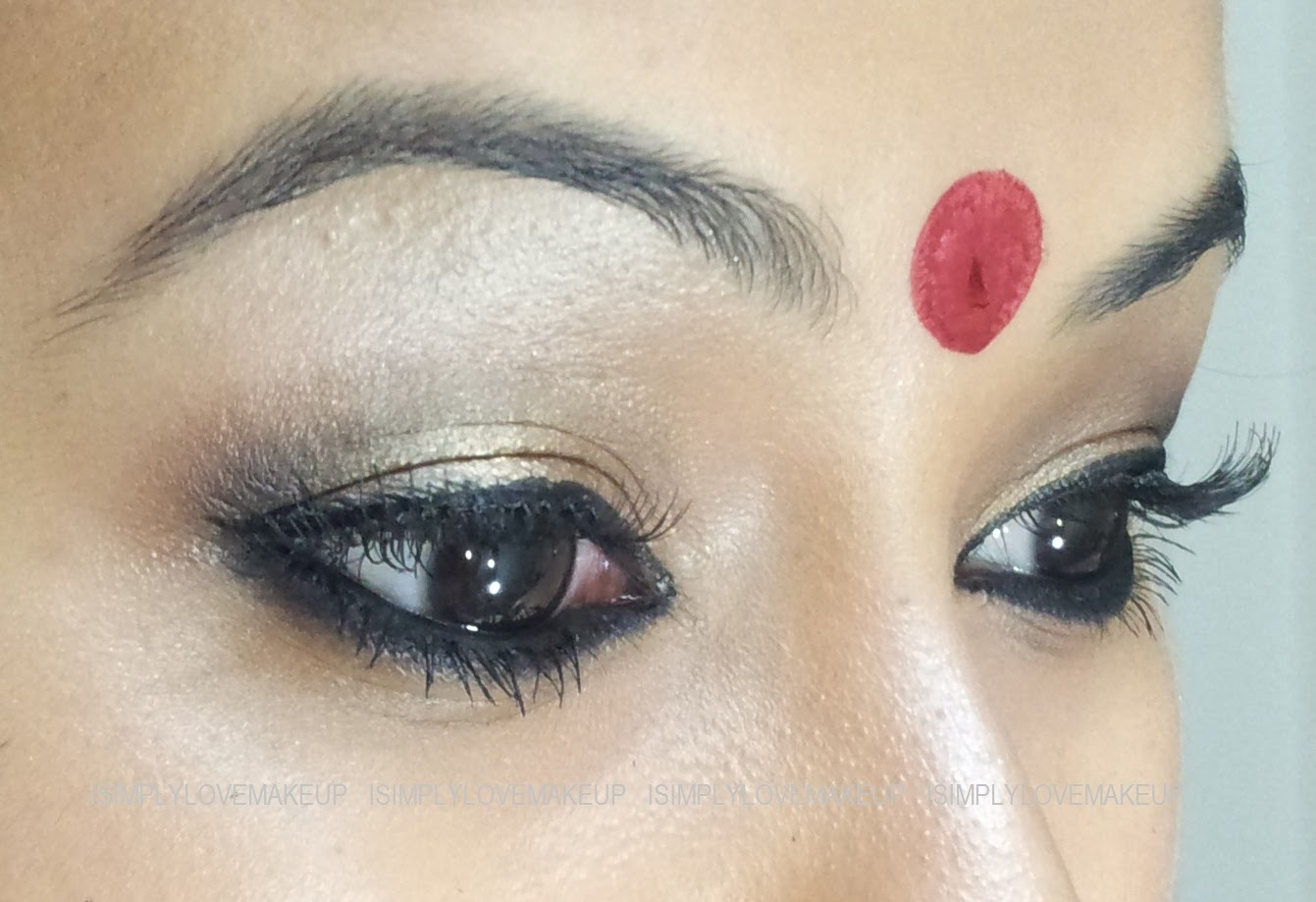 Bengali Eye Makeup Colours Of India Bengal Inspired Makeup Look Tutorial