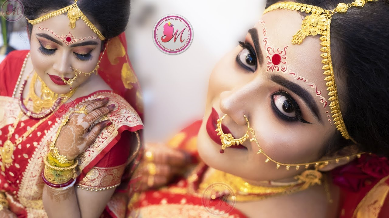 Bengali Eye Makeup Traditional Bengali Bridal Makeup Step Step Mayuri Sinha