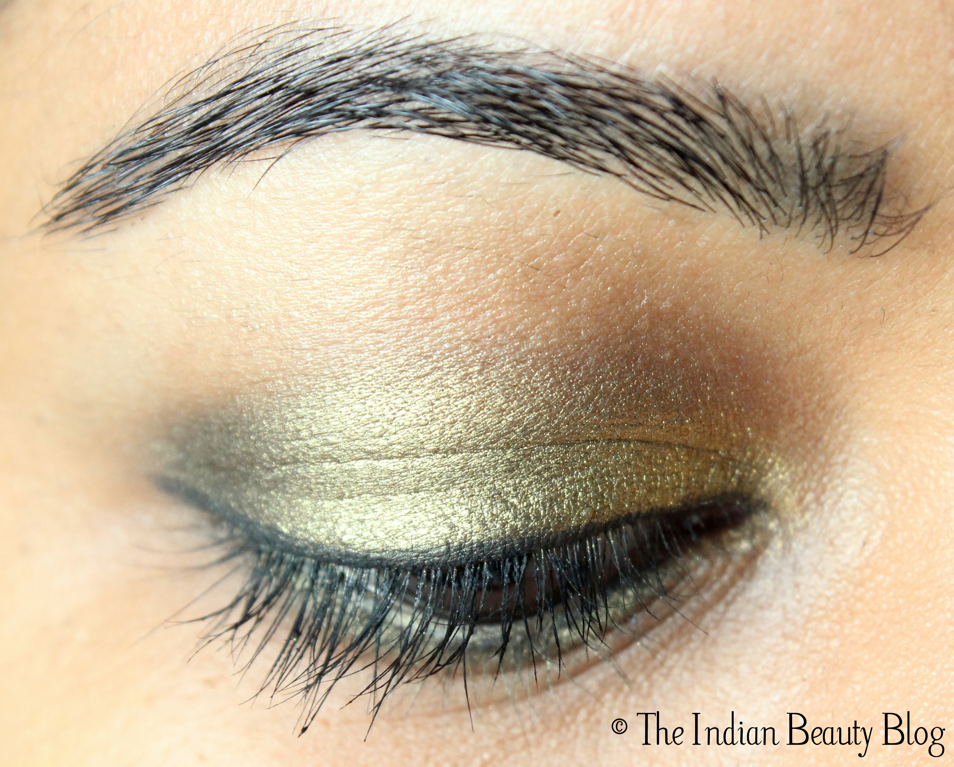 Best Smokey Eye Makeup For Brown Eyes Eye Makeup Challenge Golden Smokey Eyes The Indian Beauty Blog