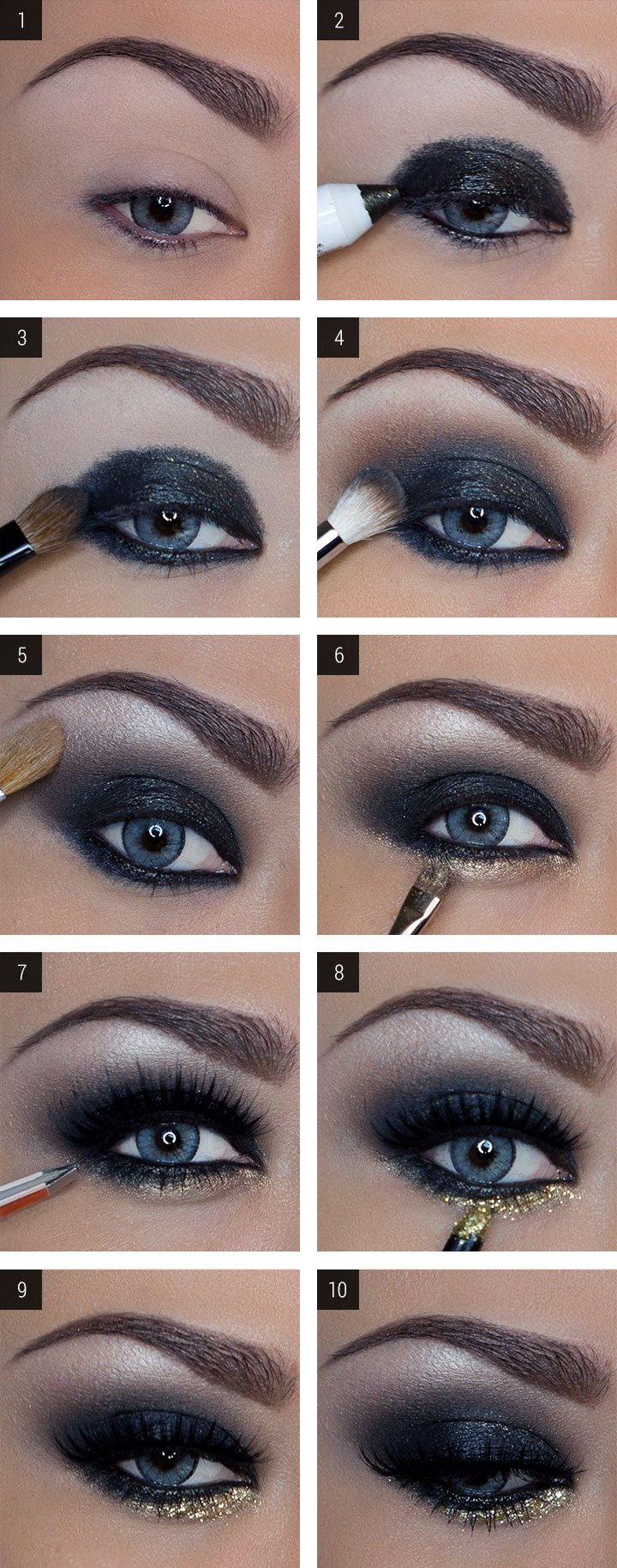 Black Eye Makeup Step By Step 15 Smokey Eye Tutorials Step Step Guide To Perfect Hollywood Makeup