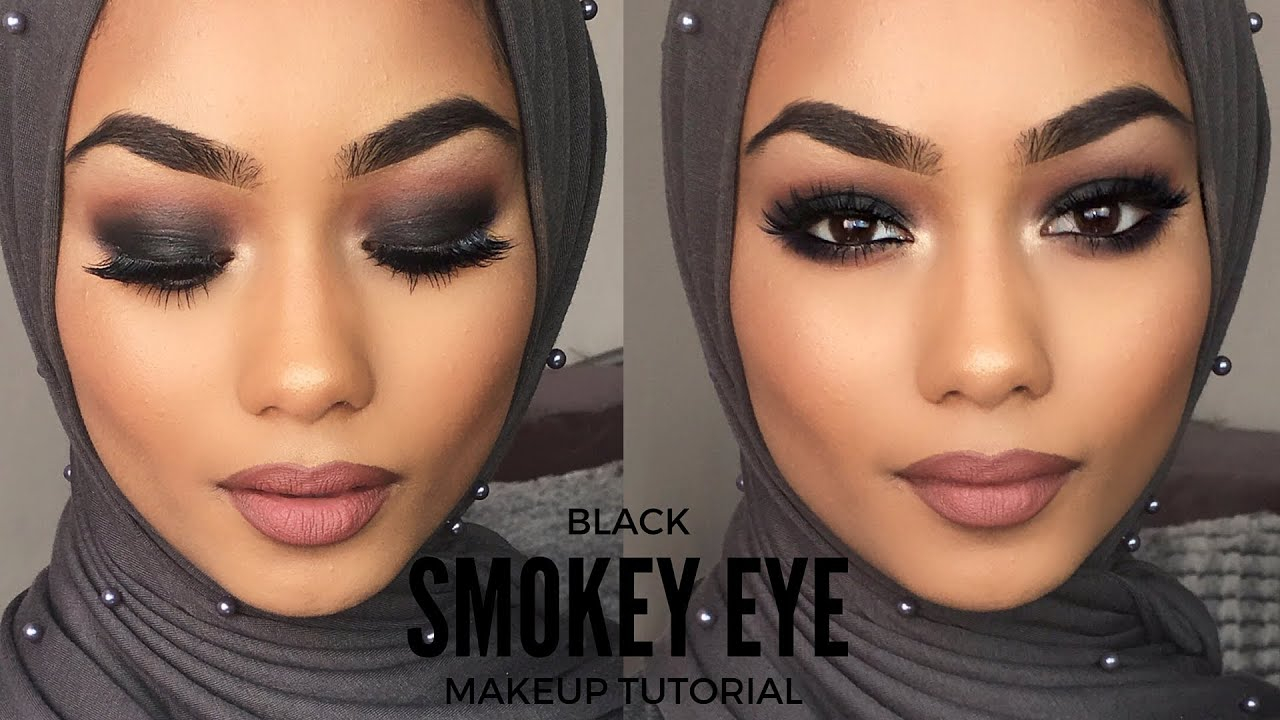 Black Eye Makeup Step By Step Black Smokey Eye Makeup Tutorial Youtube