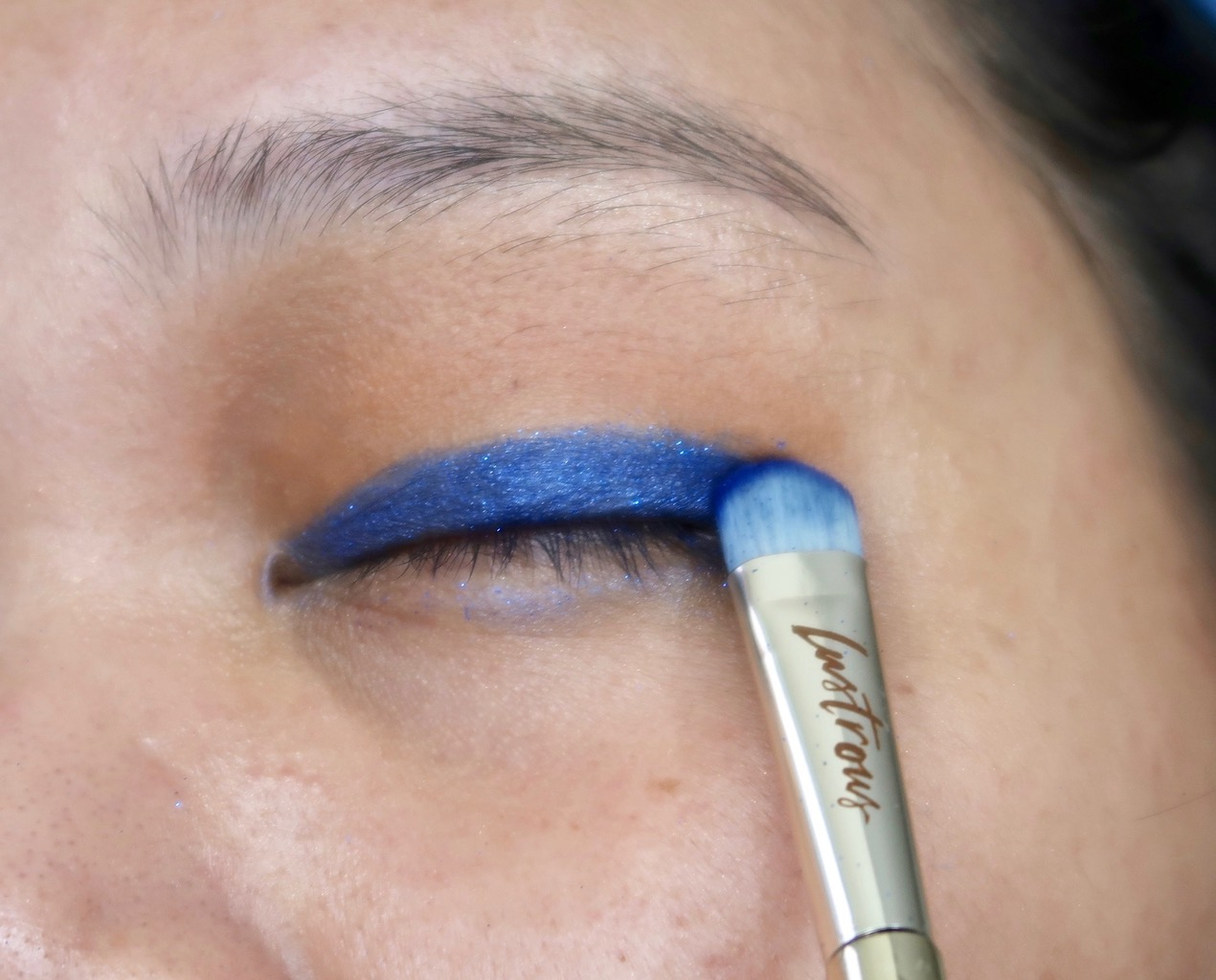 Blue Eye Makeup Heart Evangelista Cobalt Blue Eyeshadow Makeup Tutorial Spend And
