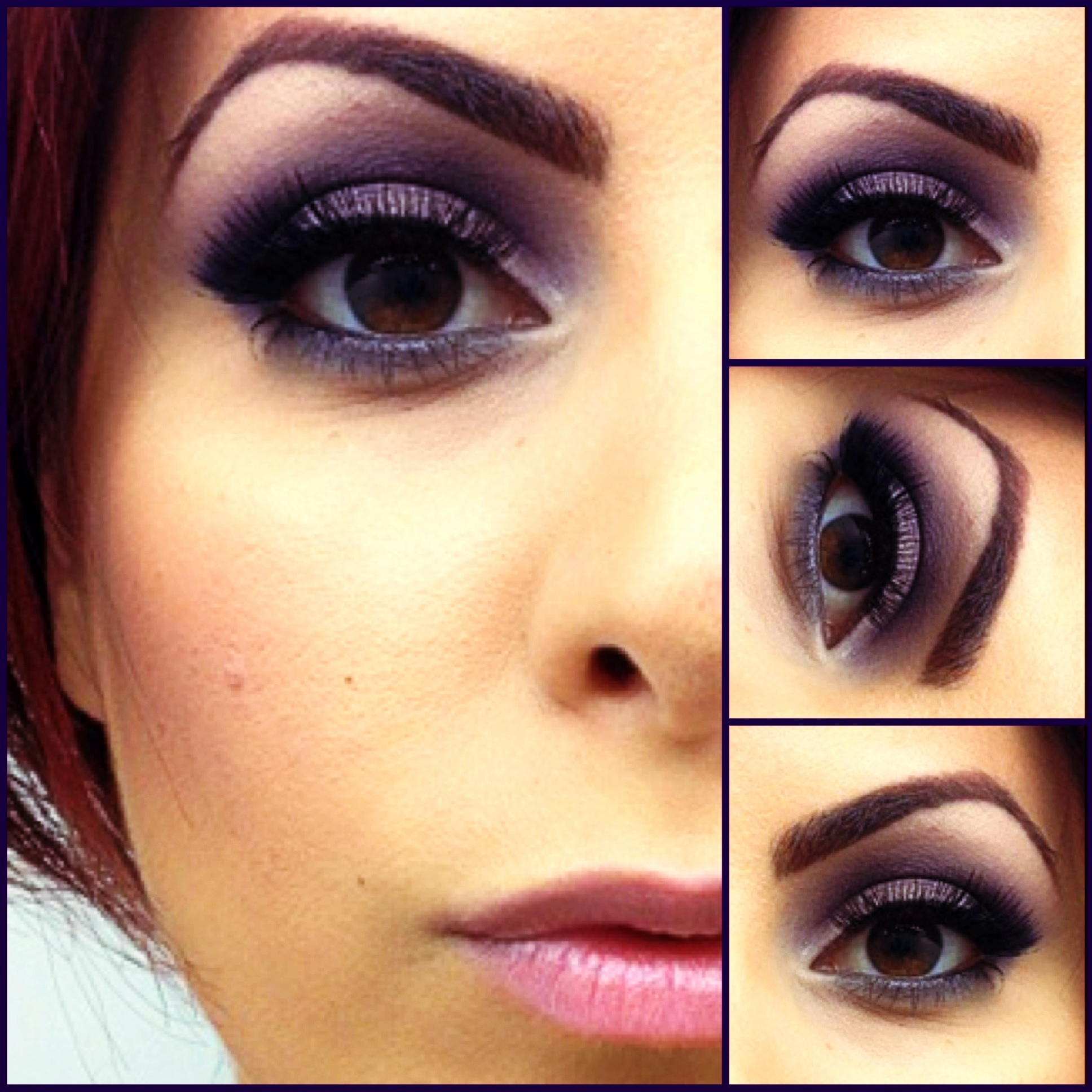 Brown And Purple Eye Makeup Eye Shadow Makeup Sharona