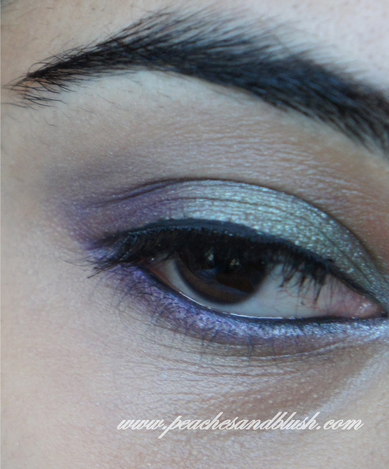 Brown And Purple Eye Makeup Green Purple Eye Makeup Eotd Tutorial Peachesandblush
