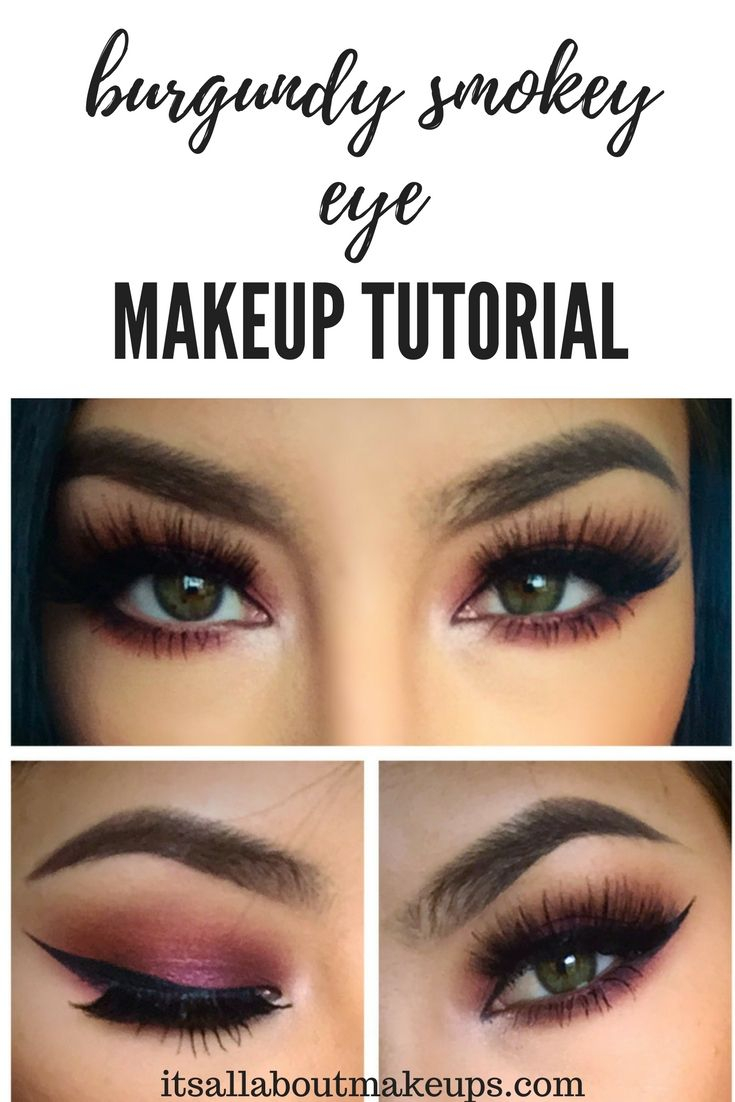 Burgundy Eye Makeup Best Ideas For Makeup Tutorials Check This Super Simple Yet