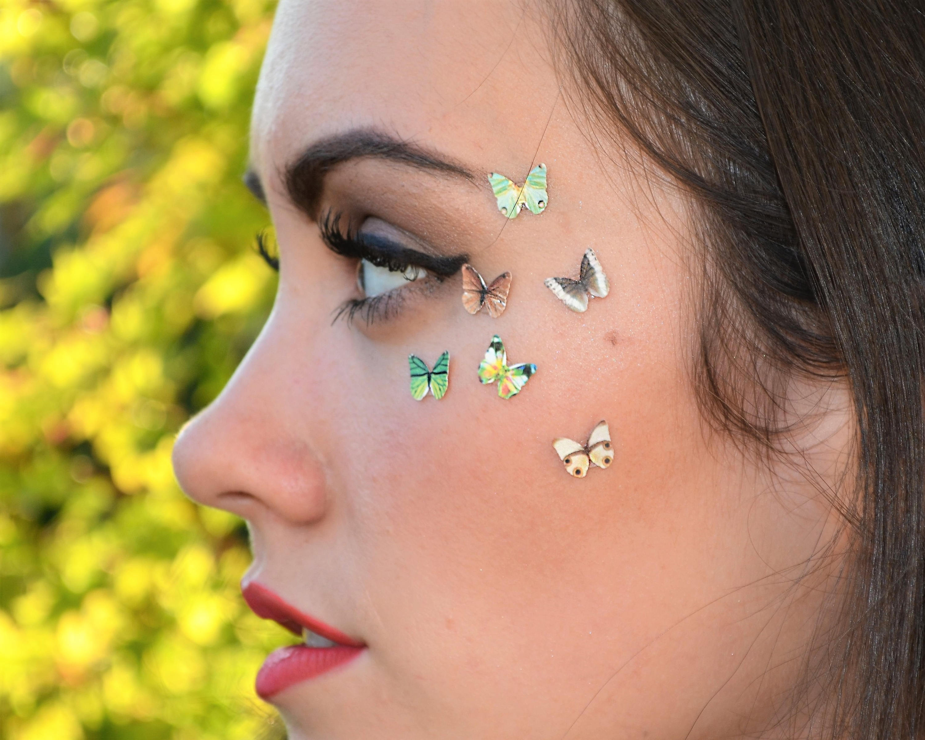 Butterfly Eye Makeup 3pcs Butterfly Eye Makeup Stickers Beauty Product Accessory Etsy