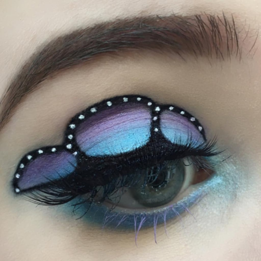 Butterfly Eye Makeup Butterfly Eye Makeup Instagram Beauty Trend Popsugar Beauty Australia