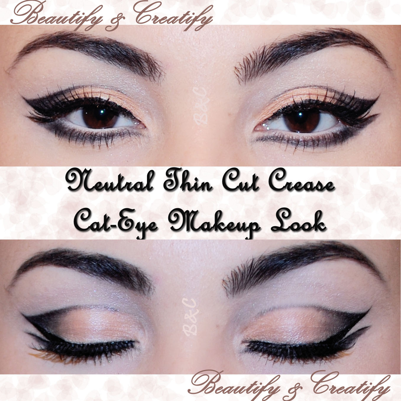 Cat Eye Makeup Tips Neutral Thin Cut Crease Cat Eye Makeup Look