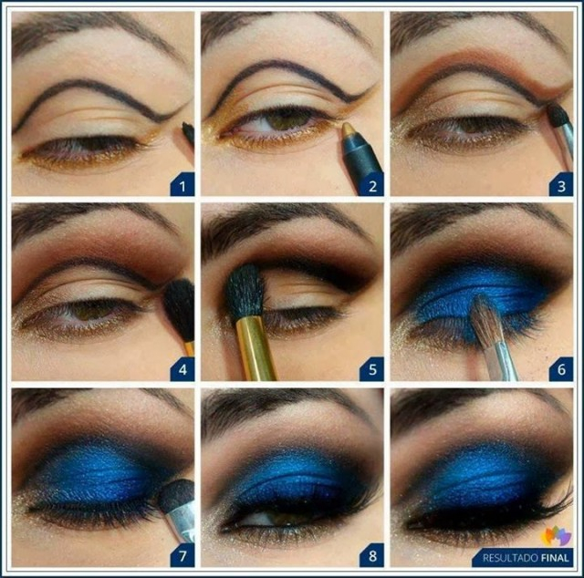Classy Eye Makeup Classy Deep Blue Smoky Eye Makeup Tutorial Styles Weekly