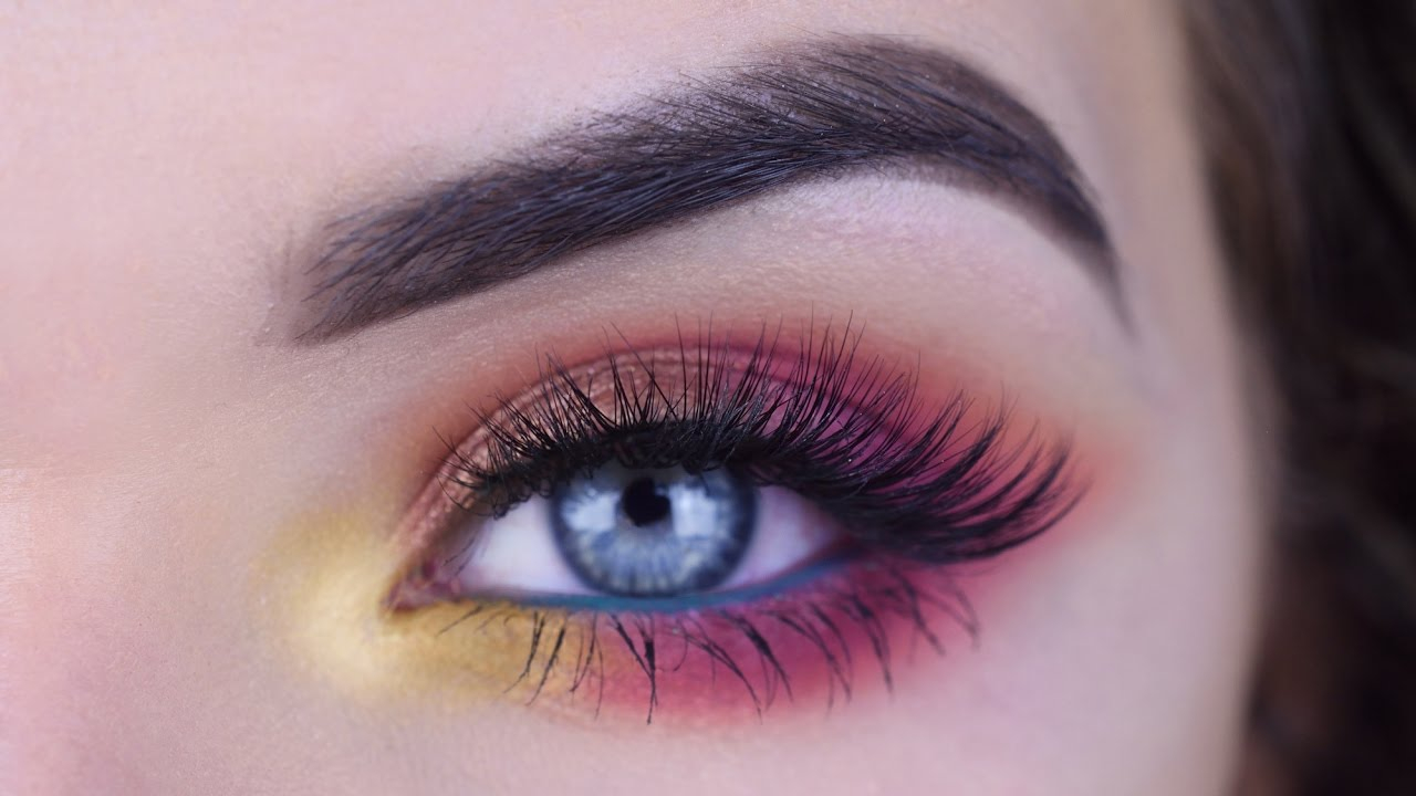 Colorful Eye Makeup Colorful Eye Makeup Tutorial Morphe 35b Youtube
