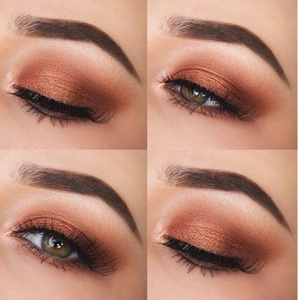 Copper Eye Makeup Copper Eyeshadow Is The Prettiest Makeup Look Of The Season Beauty