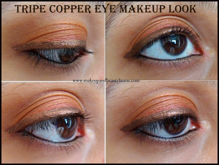 Copper Eye Makeup Triple Copper Eye Makeup Tutorial Eotd Blog Beauty Care Beauty