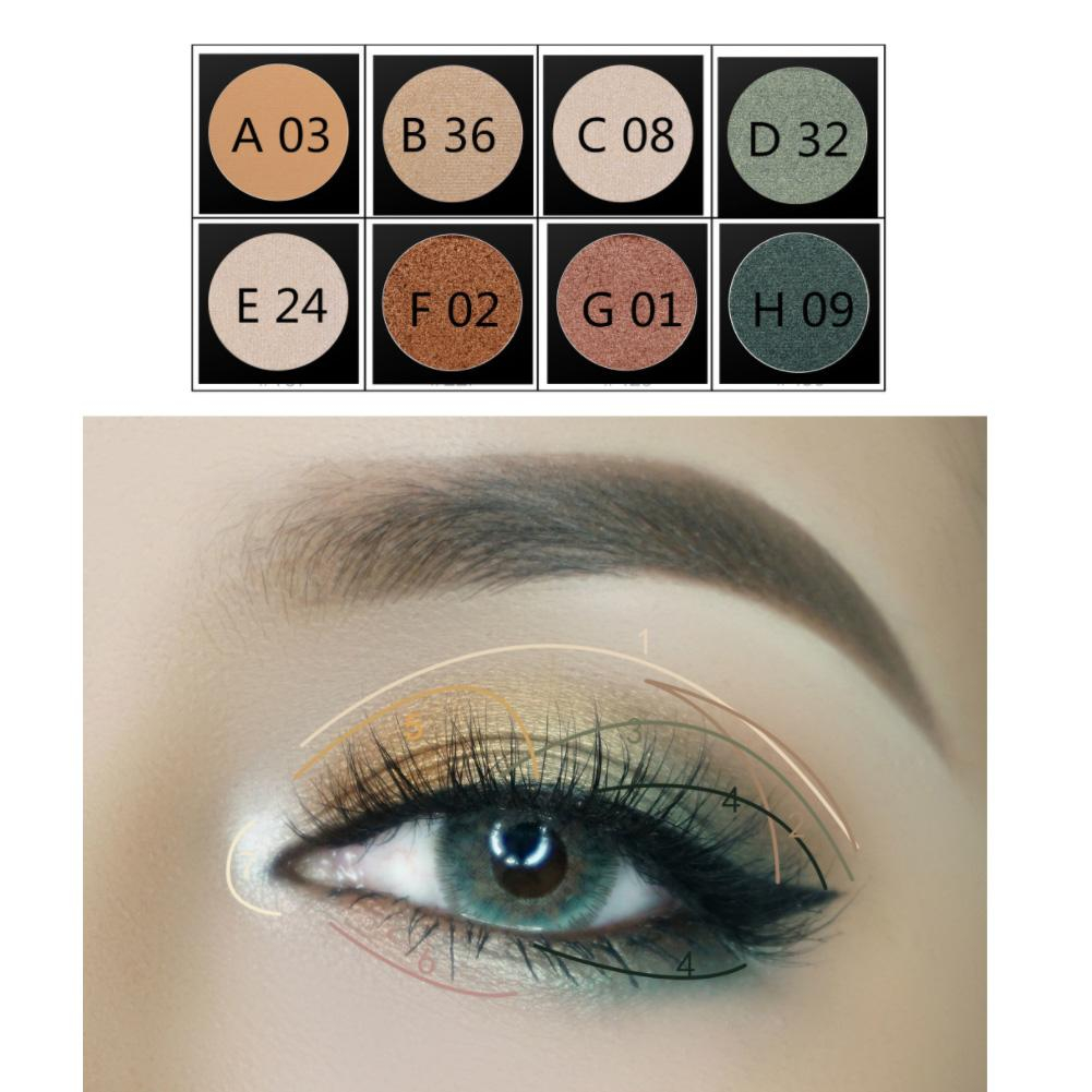 Crazy Eye Makeup 2018 New Eye Shadow Palette Crazy Pigment Matte Shiny Tone Luminous