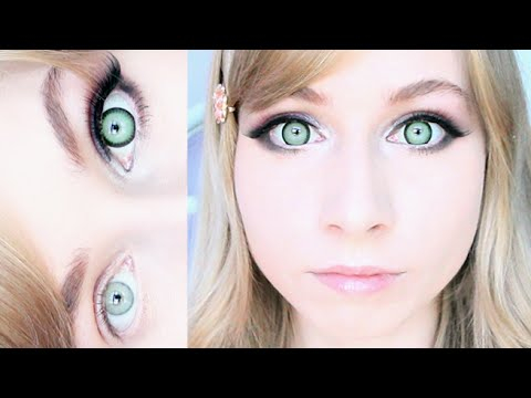 Cute Doll Eye Makeup Cute Makeup Tutorial Big Dolly Eyes Youtube