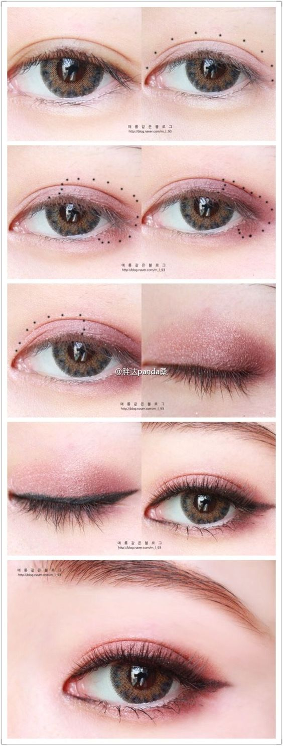 Cute Eye Makeup 10 Favorite Japanese Korean Eye Makeup Tutorials From Pinterest