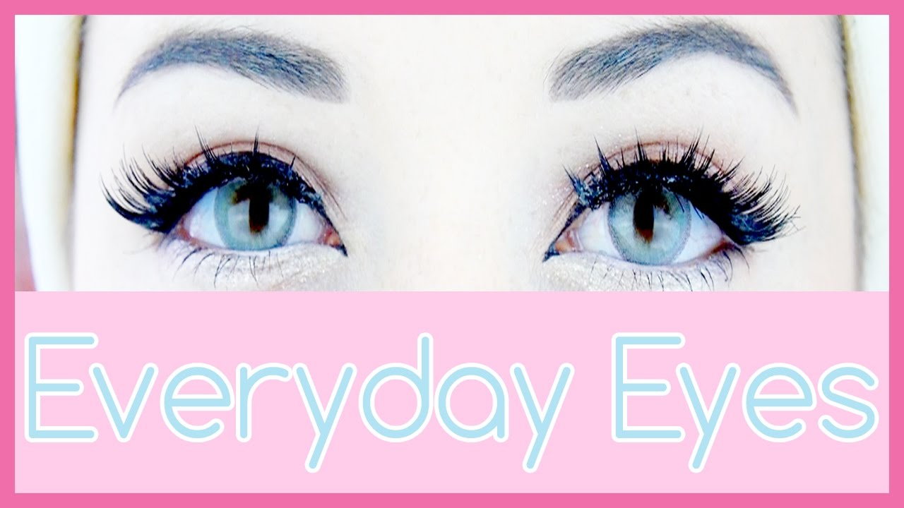 Cute Eye Makeup Cute Eyes Tutorial My Everyday Eye Makeup Youtube