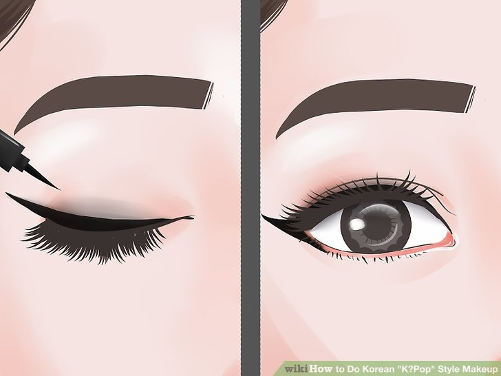 Cute Korean Eye Makeup 4 Ways To Do Korean Kpop Style Makeup Wikihow