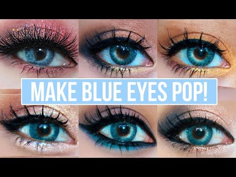 Dark Eye Makeup Blue Eyes The Most Gorgeous Eyeshadow Looks For Blue Eyes The Trend Spotter