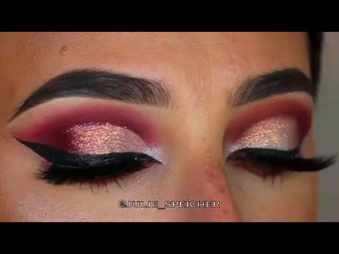 Dramatic Eye Makeup Tutorial Dramatic Pink Gold Eye Makeup Tutorial Youtube