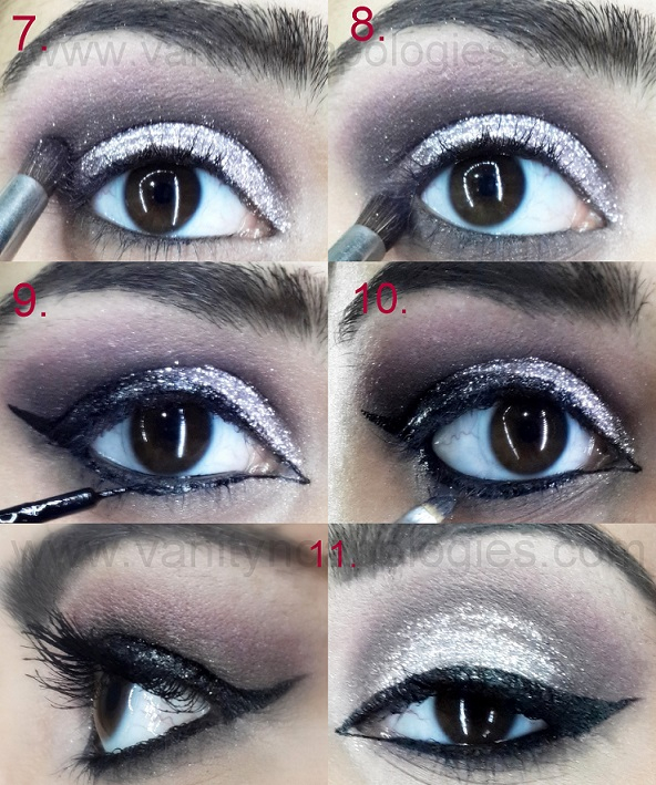 Dramatic Eye Makeup Tutorial Silver Glitter Dramatic Eye Makeup Tutorial Step Step