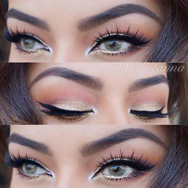 Dramatic Makeup For Small Eyes 31 Pretty Eye Makeup Looks For Green Eyes Stayglam