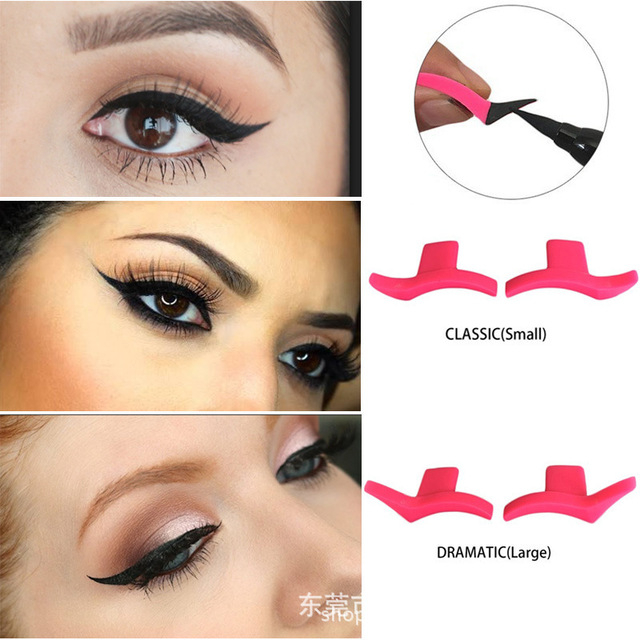 Easy Cat Eye Makeup 2pcs Cat Eye Eyeliner Stamp Eyeshadow Cosmetic Easy To Makeup Wing