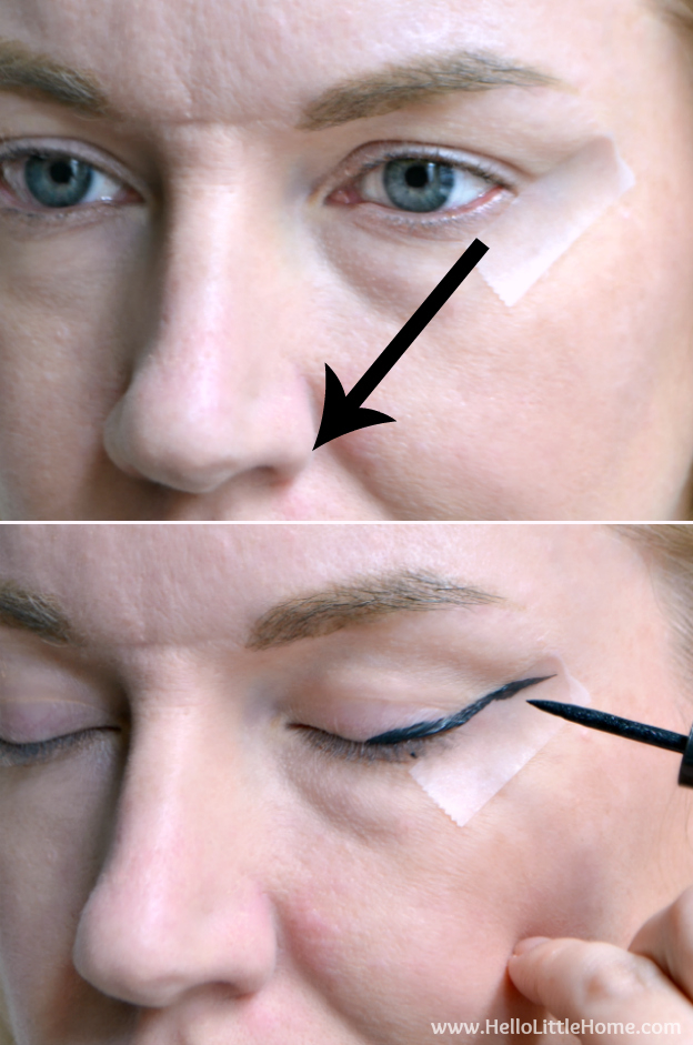 Easy Cat Eye Makeup Master The Cat Eye With One Easy Trick Hello Little Home