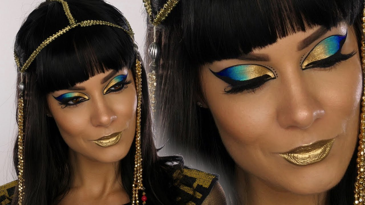 Egyptian Eye Makeup Cleopatra Egyptian Goddess Halloween Makeup Tutorial Shonagh Scott