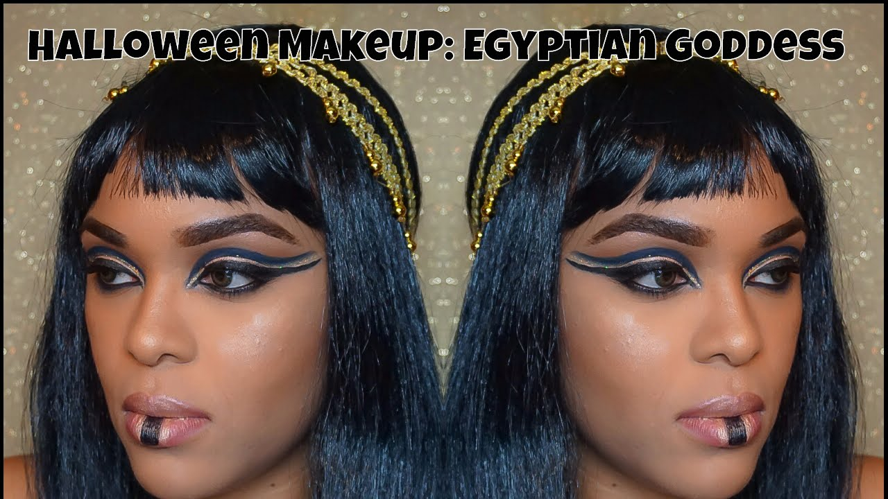 Egyptian Eye Makeup Halloween Makeup Egyptian Goddess Makeup Youtube