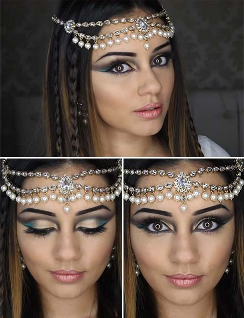 Egyptian Eyes Makeup Egyptian Eye Makeup Tutorial With Pictures Stylecraze