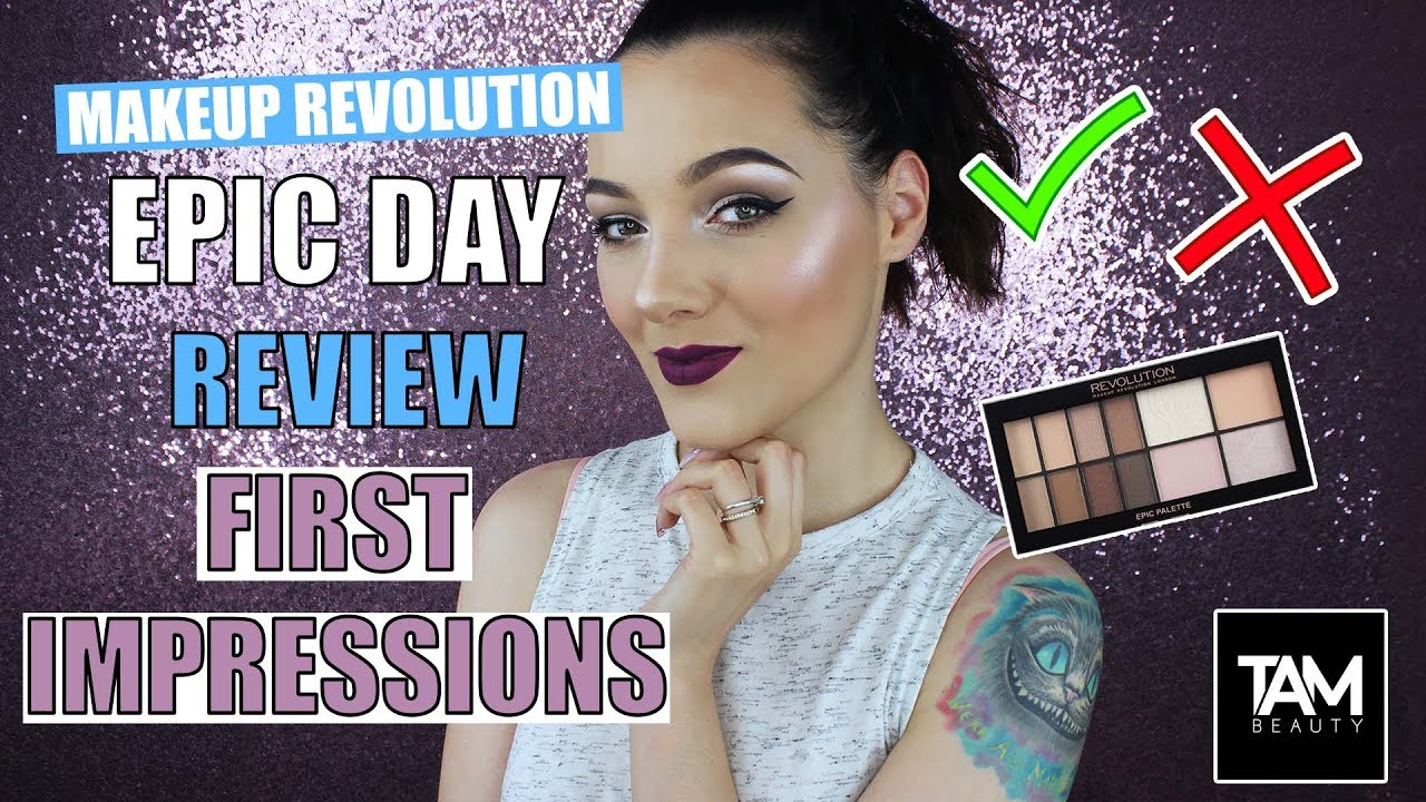Epic Eye Makeup Makeup Revolutin Epic Day Palette Review And First Impressions Youtube