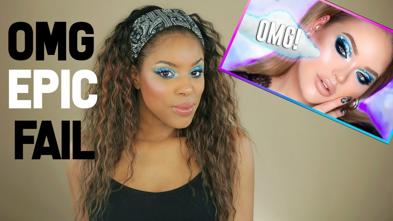 Epic Eye Makeup Nikkie Tutorials Cloud Eye Makeup Trend Epic Fail Youtube