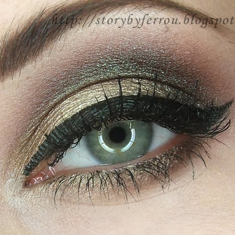 Evening Makeup Looks For Green Eyes Evening Makeup Gold With Green Flecks Joanna D Preen