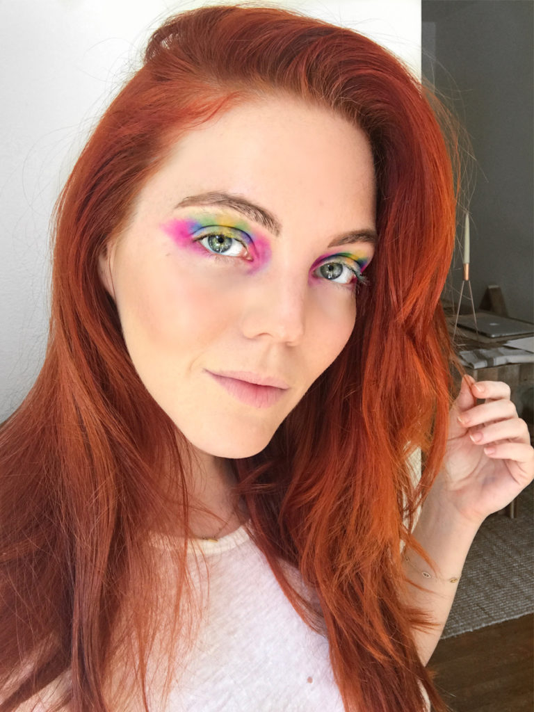 Eye Makeup Demo Heres What Happened When I Tried Rainbow Eye Makeup