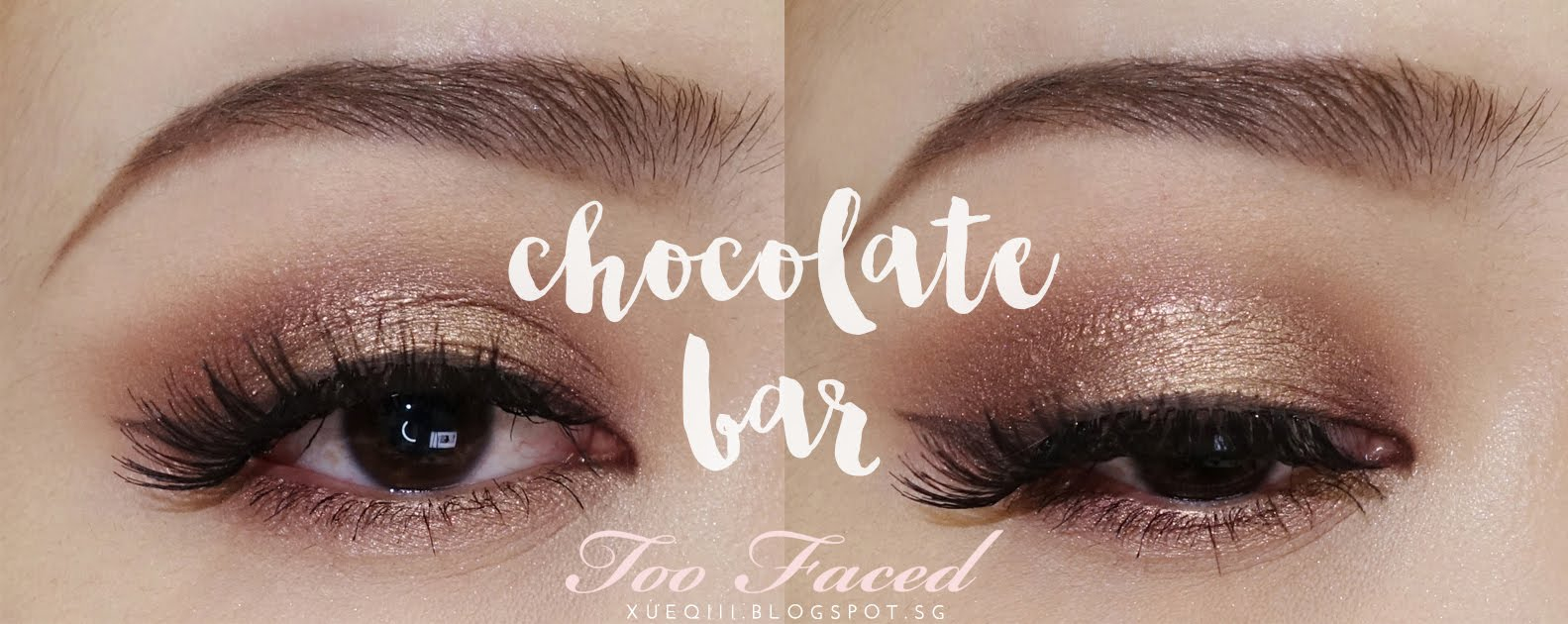 Eye Makeup Demo Warm Brown And Golden Makeup Look Ft Too Faced Chocolate Bar