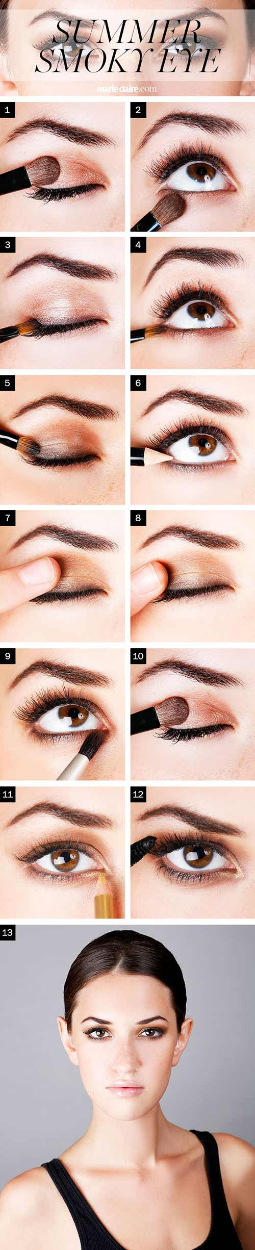 Eye Makeup For A Gold Dress How To Do Smokey Eye Makeup Top 10 Tutorial Pictures For 2019