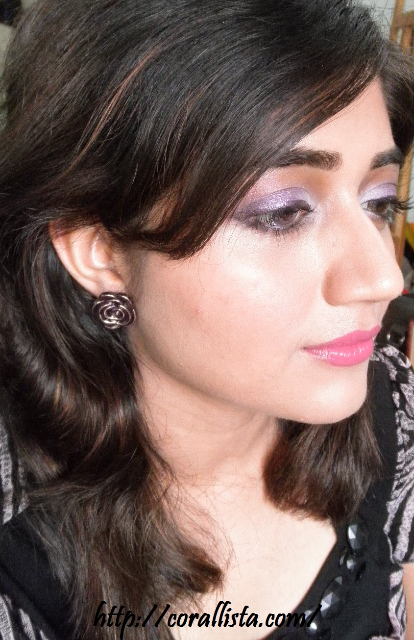 Eye Makeup For Berry Lips Face Of The Day Shimmery Whitelilac Eye Makeup With Berry Pink
