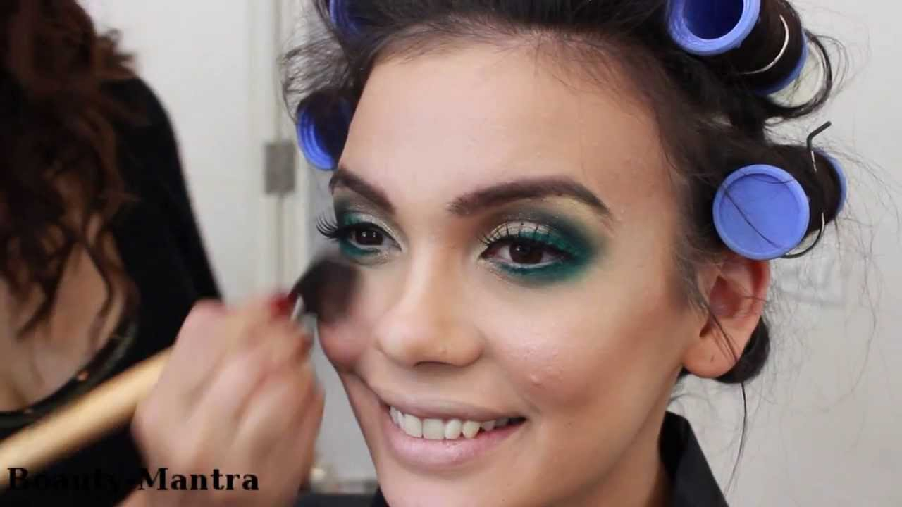 Eye Makeup For Black Dress Emerald Smokey Eye Makeup For Black Dress Youtube