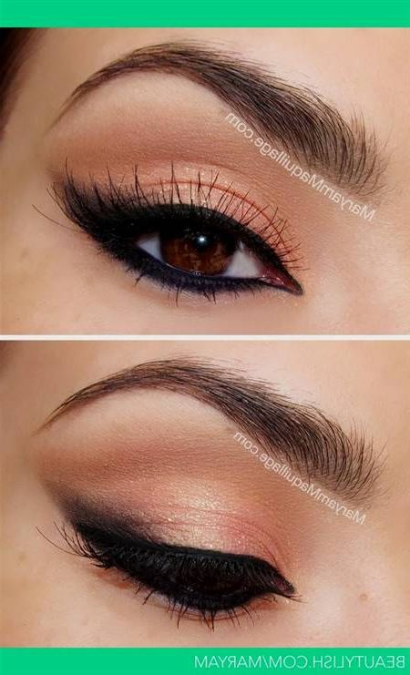 Eye Makeup For Coral Dress Prom Makeup For Brown Eyes And Coral Dress 2018 Topclotheshop
